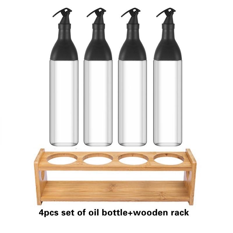 Wooden Spice Jar Rack Kitchen Seasoning Can Storage Rack Oil Bottle Condiment Shelf Spice Jar Stand Kitchen Organizer Holders
