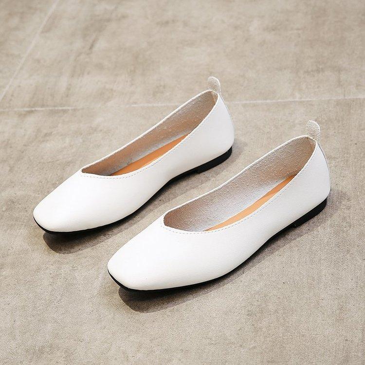 Женская повседневная обувь из мягкой искусственной кожи на плоской подошве