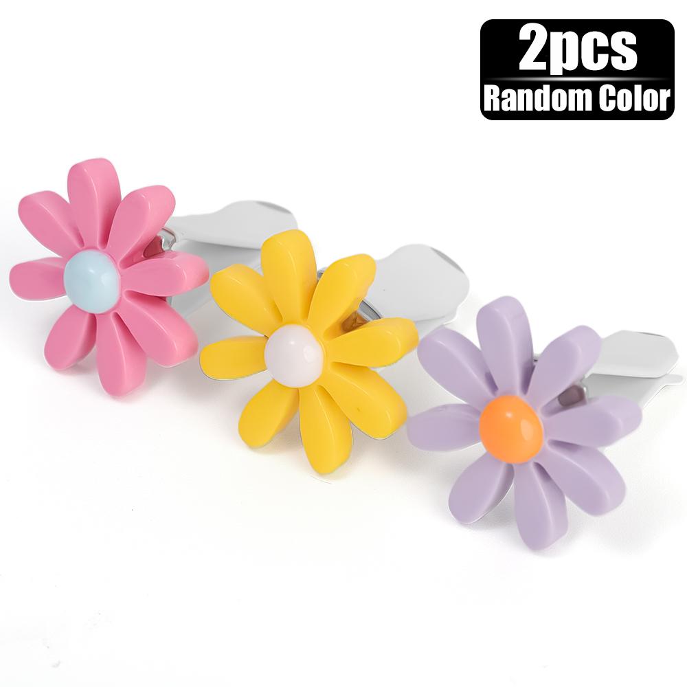 1/2/3/6 шт. Зажим для духов на воздуховыпускное отверстие автомобиля, милый мини-цветок, ароматерапия, креативное украшение салона автомобиля, аксессуары-освежители воздуха