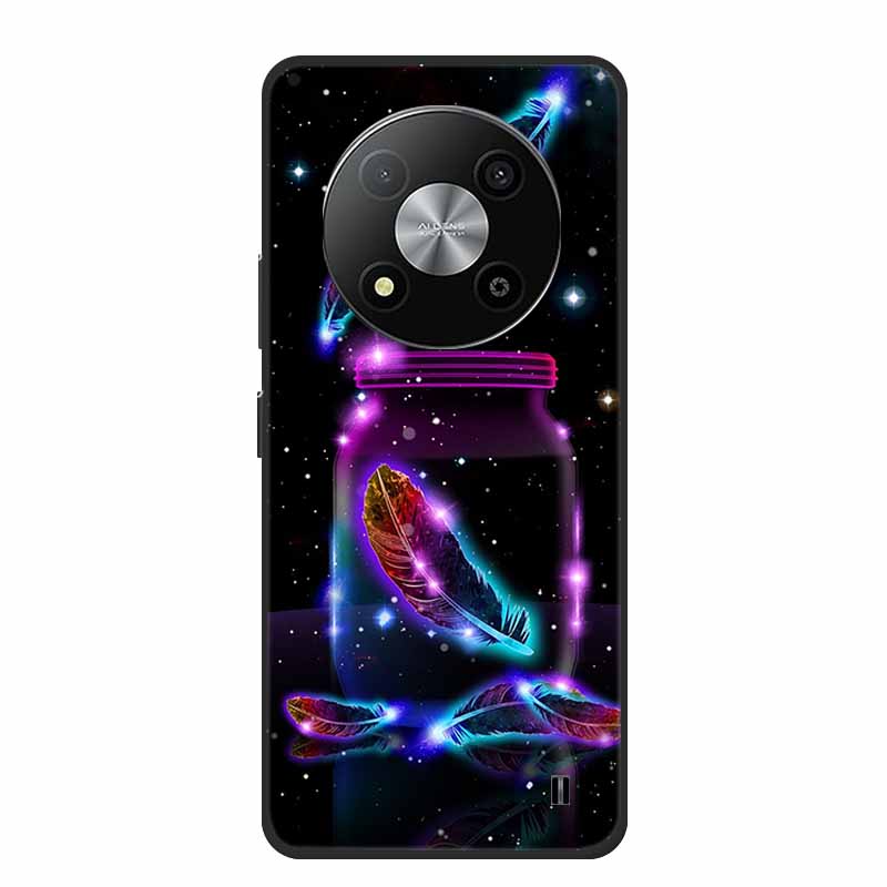 Phone Case For ZTE Blade A73 5G Back Cover Case Black Silicone Shockpoof Soft Funda For ZTE Blade A73 5G Case A 73 6.52" Coque