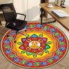 1pc Mandala Artwork Chair Carpet for Office, , Non-slip carpet, Very suitable for offices, farmhouses,Outdoor carpet yy251120003