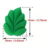 50pcs Plastic Colored Push Pins Green Leaves Shape Thumb Tacks PP Metal Push Pins  School Stationery