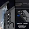 Подходит для Samsung S23 S22 S21 Магнитные чехлы для мобильных телефонов A52 A53 A72 A73 Матовый защитный чехол от падения Samsung S23 Ultra Case