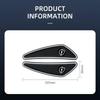 NPT1 Car Door Bumper Strip Rubber Anti-collision Sticker For Opel insignia Astra H G J Antara vectra Vivaro corsa c d zafira b