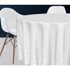 Round Tablecloth Diam. 180 CM SPACE White, by Soleil d'Ocre