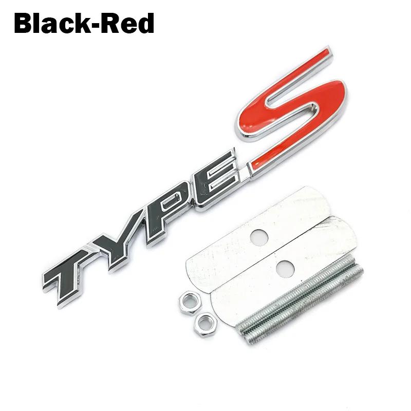 MPC4 OTOKIT 3D Metal Car Front Grill Emblem Auto Grille Badge For Honda Type S Sport Logo Civic Accord Crv Hrv Car Accessories