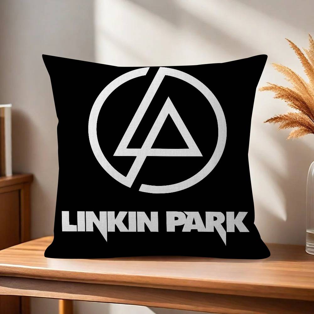 Полоса L-Linkin Из логотипа P-Park Персонализированная наволочка Чехол от пыли для подушки Спальня Детская Вечеринка Украшение Наволочка День Рождения Детский Подарок