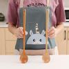 Деревянный половник с длинной ручкой для кухни