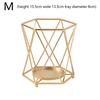 Fashion Geometric Iron Candlestick Wall Candle Holder Ornament Minimalist Wedding Home Decor Gift