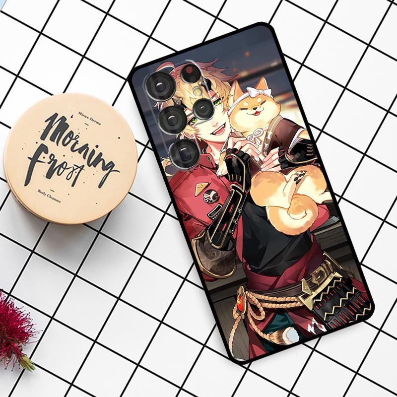 Чехол для телефона Genshin Impact Тома для Samsung Galaxy S25 Ultra S23 S22 S21 S20 S24 Ultra S9 S10 Plus S25 FE