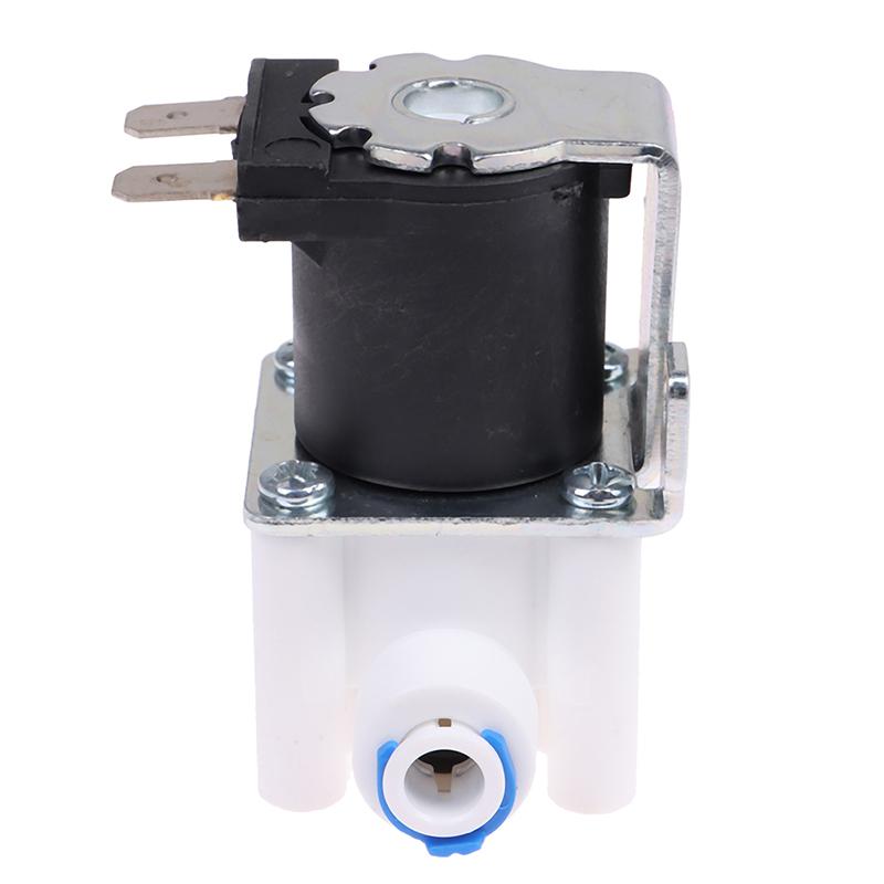 1 шт. Впускной электромагнитный клапан 12 В/24 В для аппарата чистой воды, водоочистителя, обратного осмоса, 2-точечный быстроразъемный переключатель клапана