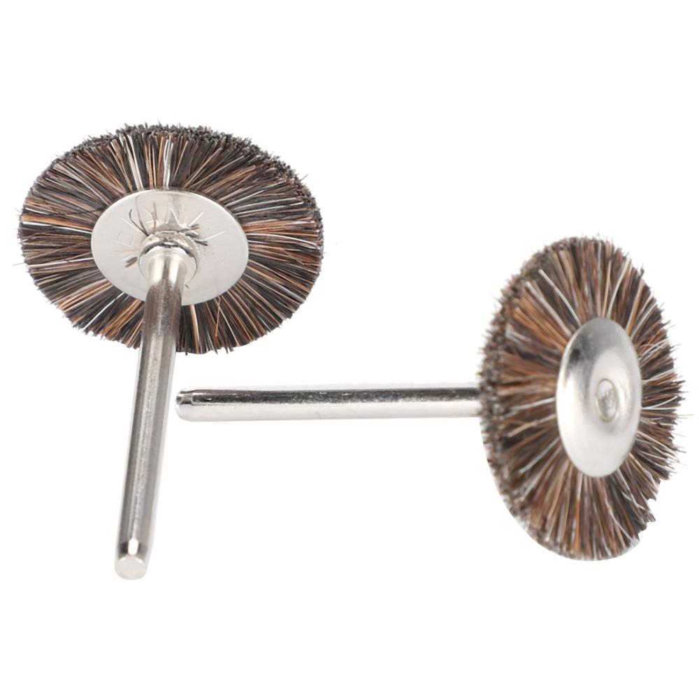 30pcs 25mm Wheel Diameter Brush Wheel Polishing Tool Paint Removal Wheel Brush  For Wood Carving