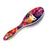 Kimidoll Hairbrush Comb Comb Kokeshi Doll Scalp Massage (KYOKA)