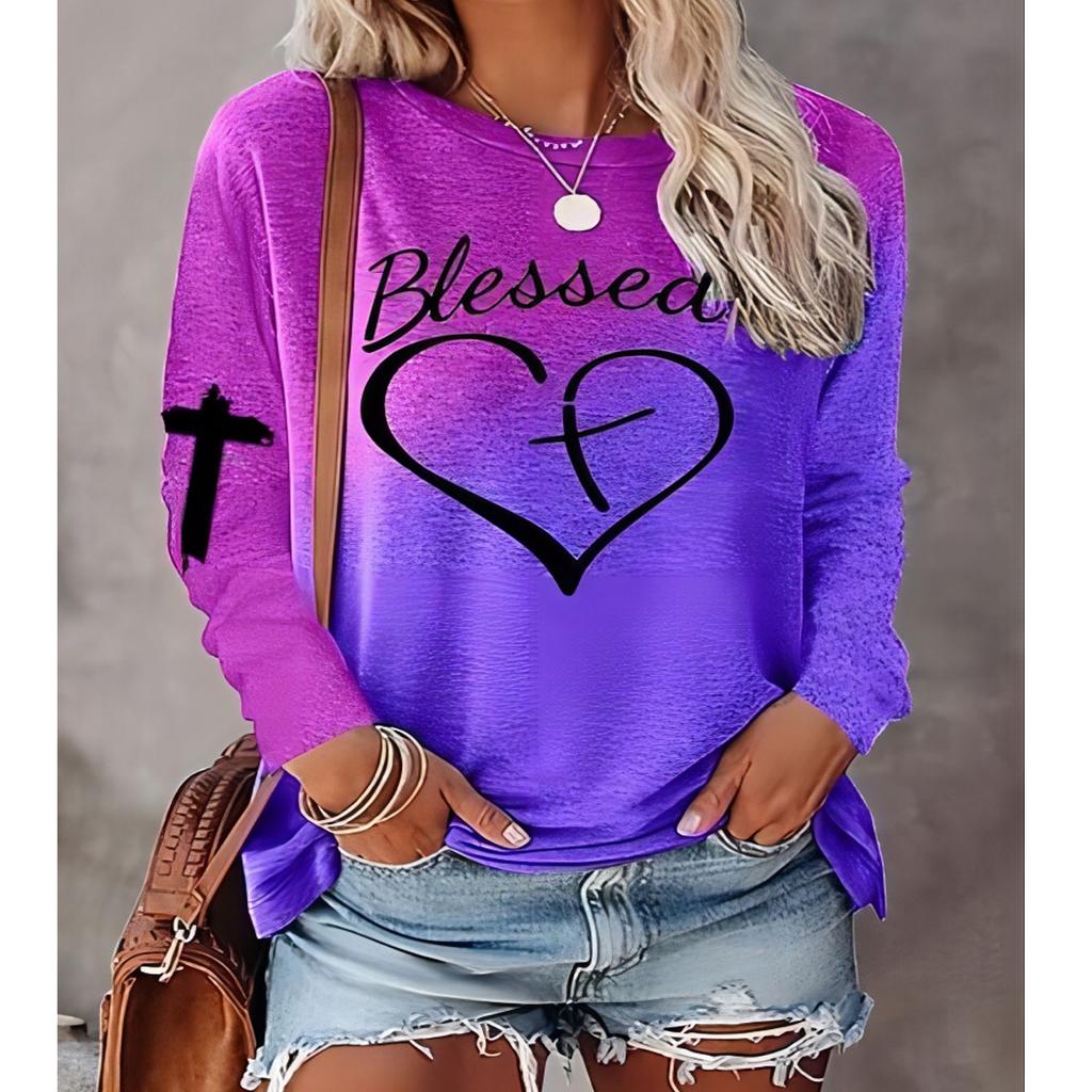 Летняя женская футболка с длинными рукавами с 3D-принтом, весенне-летняя повседневная футболка с длинными рукавами и круглым вырезом, женская одежда оверсайз