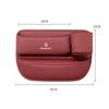For Renault 2026 New Hub Caps Car Interior Seat Gap Storage Box Organizer With Cup Holder For Renault Clio Megane Espace QM6 ZOE