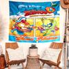 Personalized SuperZings Background Tapestry,Custom Name Birthday Party,Multifunctional Wall Decoration for Home Decor,Various Occasions