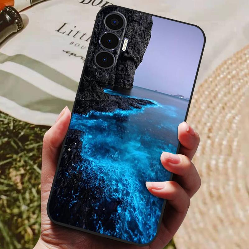 Чехол для Tecno Pova 3 Pova Neo Мягкий силиконовый задний чехол для Tecno Pova Neo LE6 Чехлы Чехол Pova3 PovaNeo Чехол для телефона Coque