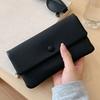 Elegant Women Envelope Wallets PU Leather Korean Style Portable Female Long Clutch Bag Zipper Multifunctional Change Bag
