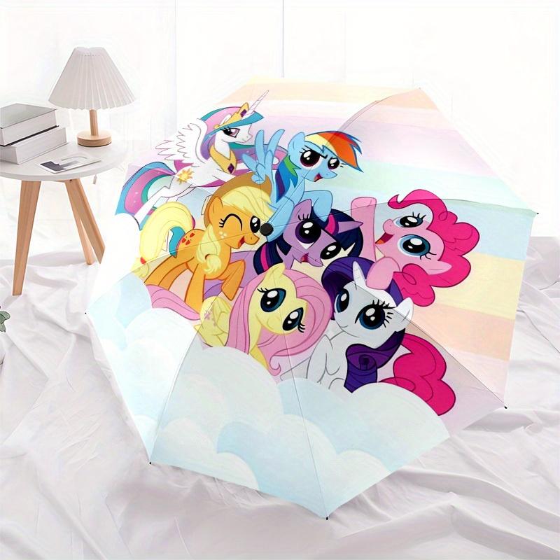 1pc Rainbow Dash, Friendship Themed High-quality Umbrella,Automatic Opening and Closing Umbrella,Multi-functional Umbrella G0811096