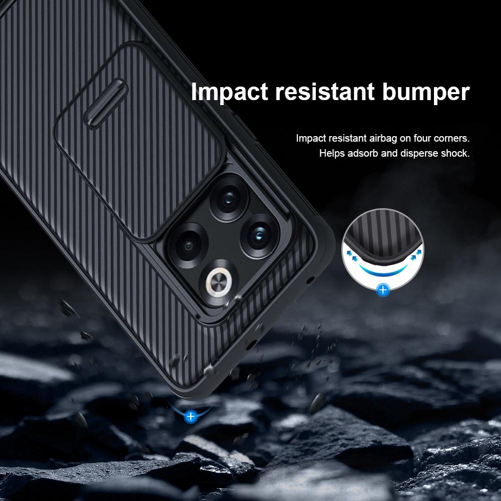 NILLKIN Чехол CamShield Pro OnePlus Ace Pro OnePlus 10T, защита слайдера камеры, роскошная противоударная задняя крышка из ТПУ + ПК