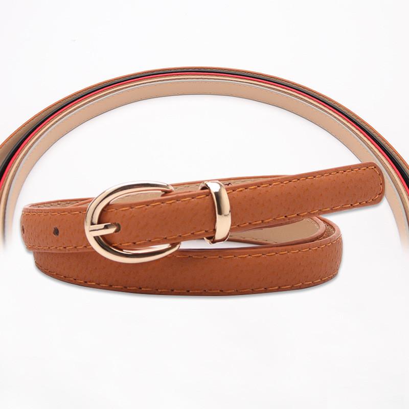 Womens Fashion Pu Leather Belt With Pin Closure For Daily Wear And College Look