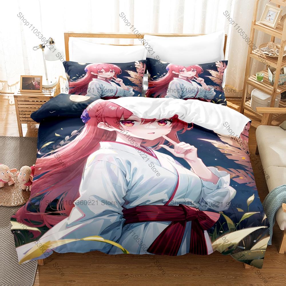 Anime Bedding Set 3Pcs Tonikaku Kawaii Nasa Tsukasa Exquisite Cartoon Print Stylish Bedroom Decoration