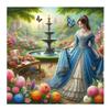 Diamond Painting Woman Portrait Rose Princess Full Round Square Diamond Embroidery Mosaic Cross Stitch Kits For Home Decor Gift