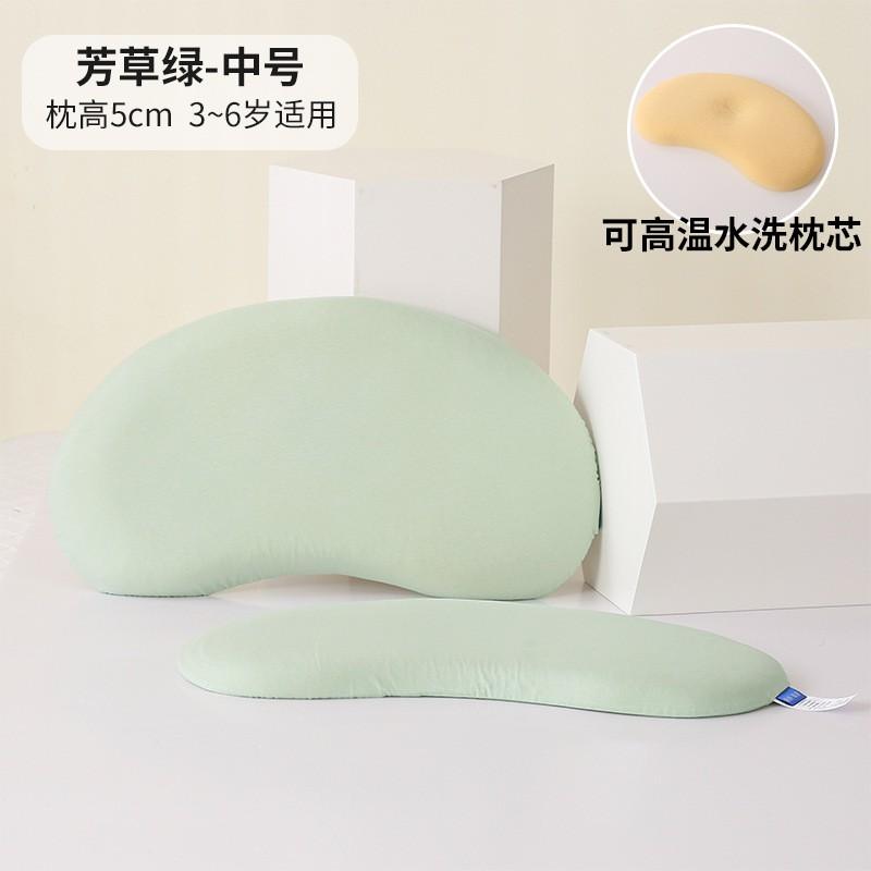 Washable Toddler Pillow Ages 3-6 Years A-Grade Cotton Cover Silicone Gel Core 33x55cm Ergonomic Kids Daycare Home