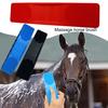 Horse Hair Brush Ergonomic Design Comfortable Grip 6-in-1 Hair Cleaning Comb Grooming Tool Pet