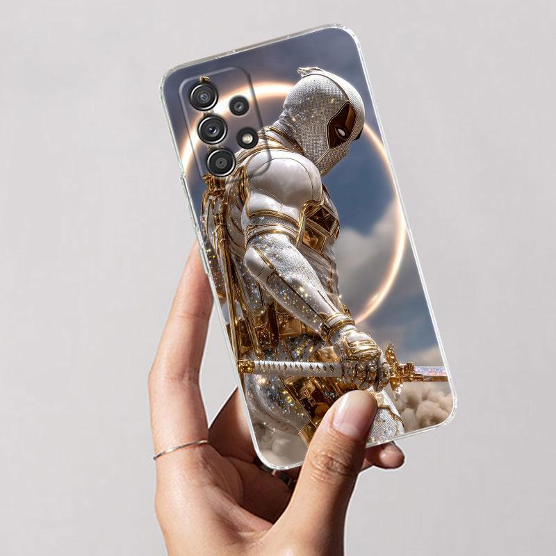 Чехол Spider Iron Man Black Panter Marvel Прозрачный для Samsung Galaxy A57 A37 A56 A36 A55 A54 A35 A26 A07 A17 A16 A06 A36 A15