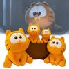 Cute Garfield Cat Plush Toy Sitting Version Wholesale Girls Doll Cartoon Doll Bed Pillow