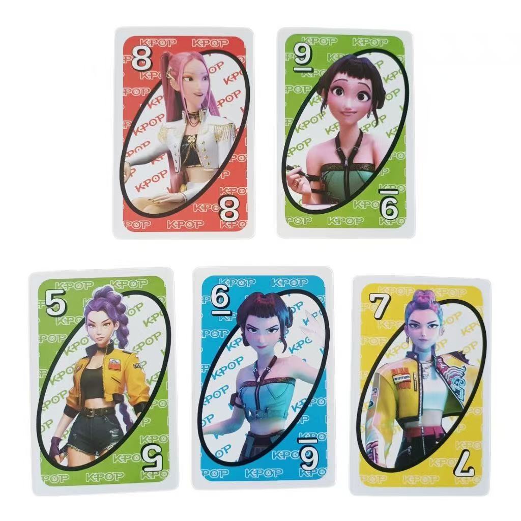 UNO Kpop Demon Hunters Card Game for Kids, Adults & Family with Deck Inspired by The Movie