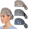 3PC Scrub Cap With Buttons Bouffant Hat With Sweatband for Womens and Mens