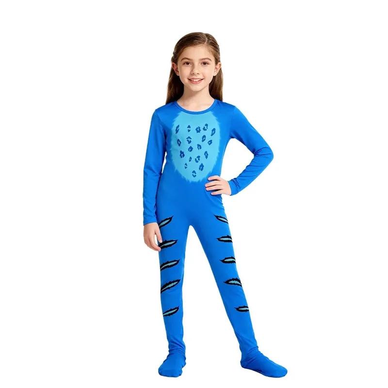 Boys Girls Derpy Tiger Jumpsuit Cosplay Unisex Animal Cartoon Cosplay Costume For Halloween PurimDaWangCos