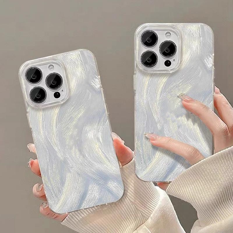 Лазерный чехол для телефона с узором "Камлот" для For Iphone 17 16 Pro 11 12 13 14 15 Pro Max XS XR 7 8 Plus Ударопрочный бампер Чехол