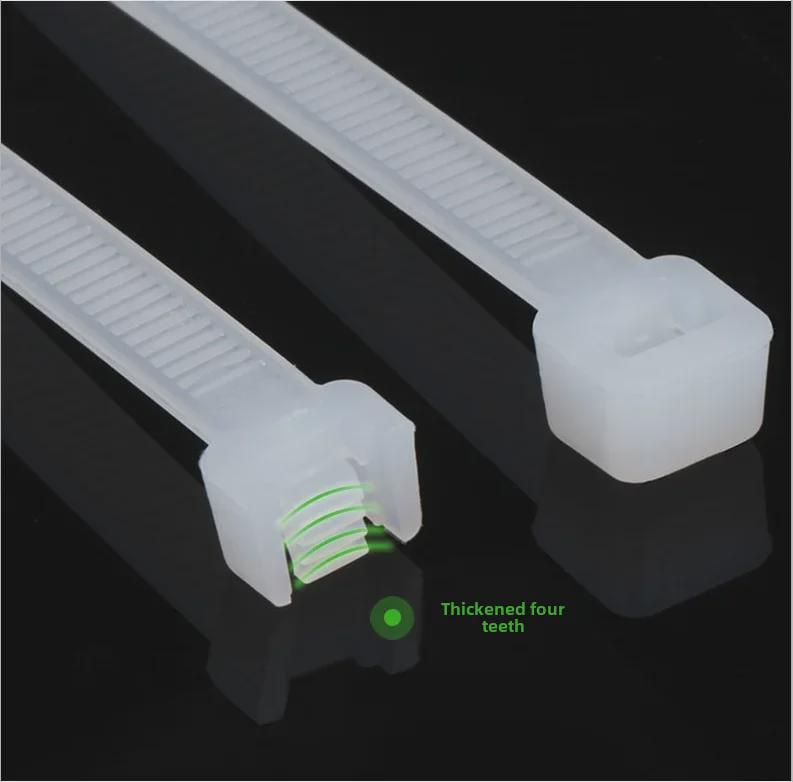 Самоблокирующийся широкий нейлоновый кабельный хомут - большой, утолщенный пластиковый хомут