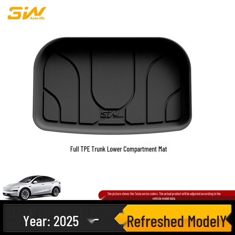 3W Полностью ТПЭ Коврик в Багажник для Tesla Model Y/3 L/X/S Обновленная Версия