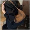 IELGY Ladies Messenger Bag Suede Fashion Retro Frosted Dumpling Bag