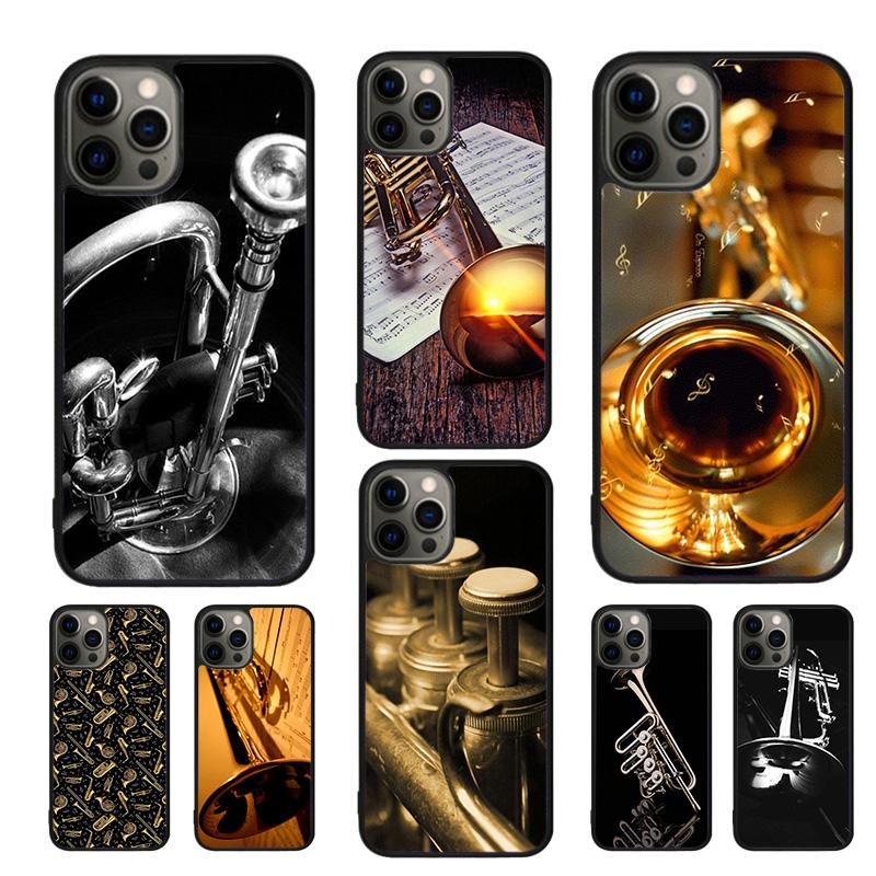 Чехол для телефона Piccolo Trumpet Brass Instruments для iPhone 11 12 13 14 Pro Max mini XR XS SE 2020 6 7 8 Plus Samsung S21 S22 Coque