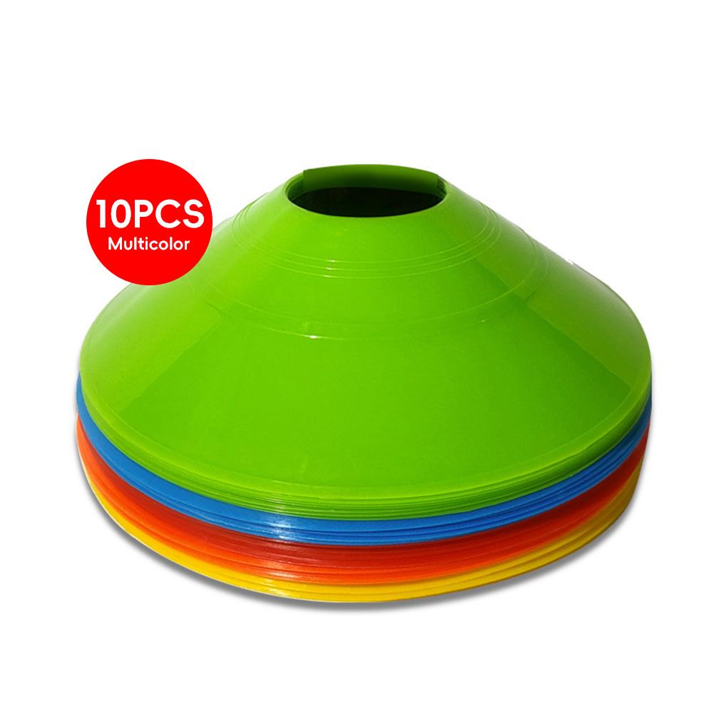 10 шт./компл. детский футбольный тренировочный инвентарь для профессиональных дисковых конусов, упражнения на ловкость, преодоление препятствий, спортивные тренировочные аксессуары