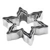 3/5pcsChristmas Snowflake Cookie Mold Stainless Steel Kitchen Baking Tool Gingerbread Man Christmas Tree Chocolate Candy Mold Co