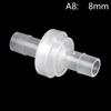 1Pc Plastic Check Valve Water Stop Valve Check Valve Gas Water Stop Valve