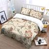 Floral Mosaic Pattern Bedding Bedding Duvet Cover Set Duvet Cover Pillowcases  (1*Duvet Cover 2*Pillowcases, without duvet insert)