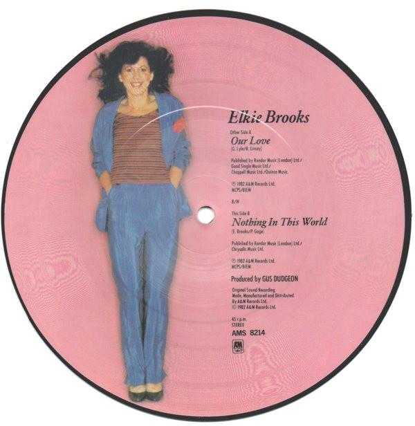 7inch Record ELKIE BROOKS - Our Love AMS8214 A&M Records 1982 UK Pop Used