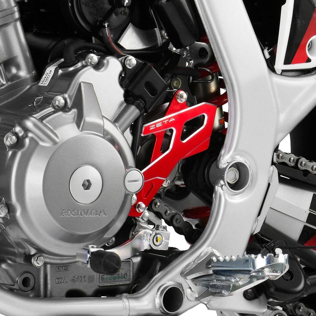ZETA Racing CRF250L/RALLY '23 Защита привода, Красный, Алюминий, Снижение налипания грязи, Высокая прочность, F6380 (Старый номер детали: ZE80-9345)