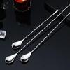 304 Stainless Steel Bar Stirring Spoon for Cocktails and Milk Tea