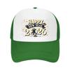 Art Deco New Year Celebration Poster Mesh Baseball Cap Casual Hat Outdoor  For Womens Unisex FeUnisex