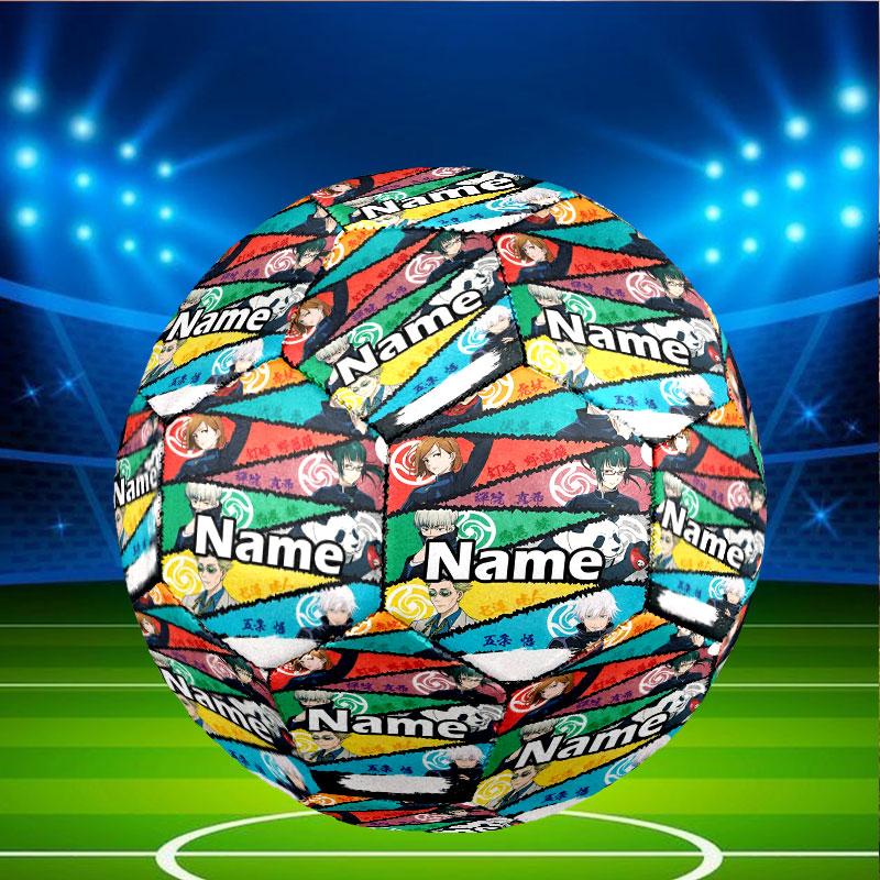 Custom Name Personalized Jujutsu Kaisen Print Size 5 Soccer Ball Training & Match Football, for Team, Kicking, Gift for Football Enthusiasts