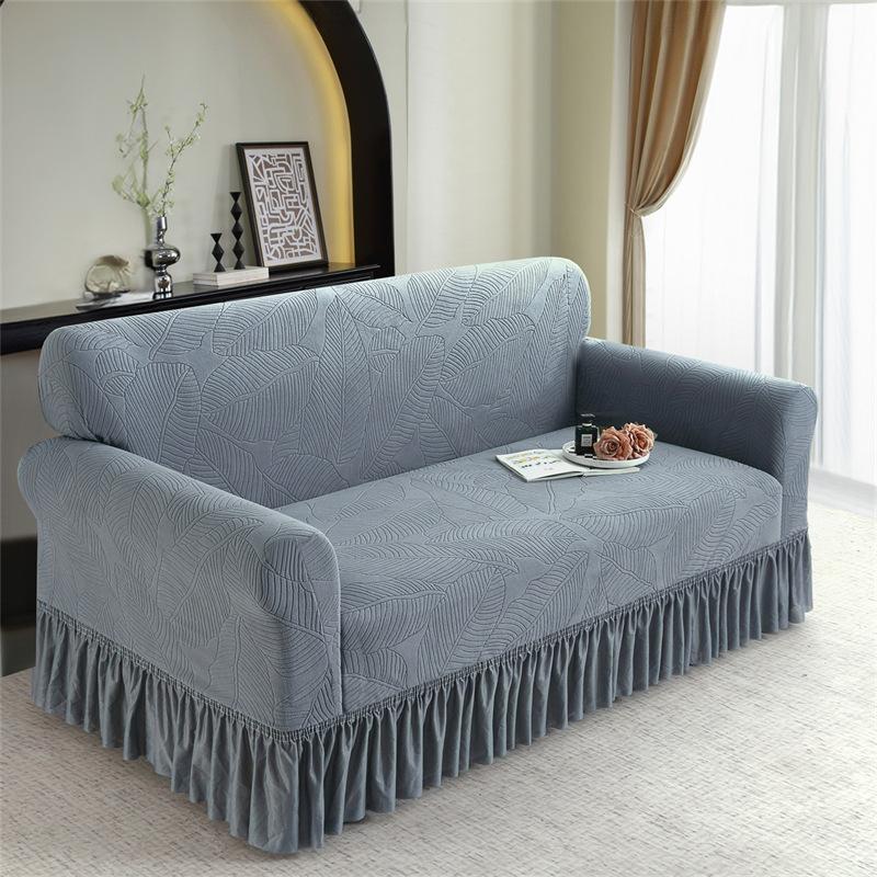 Эластичный чехол для дивана, нескользящая юбка, чехол для дивана, пылезащитный, противообрастающий, подходит для спальни, офиса, гостиной, домашнего декора