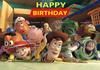 Buzz Lightyear Blue Backdrop Adventure Boy Birthday Party Decor Baby Shower Supplies Photo Backdrop Party Wall Banner
